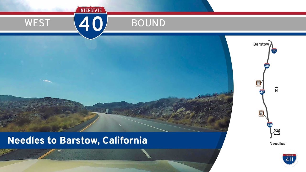 Interstate 40 Needles to Barstow California Drive America's