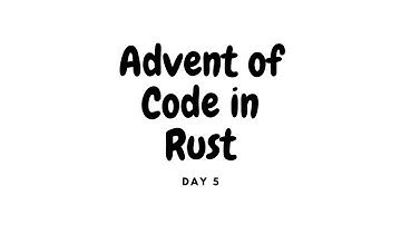 Advent of Code  in Rust - FP style