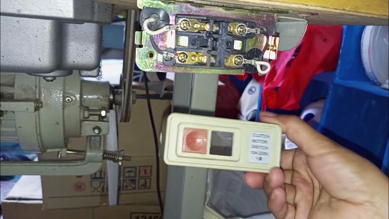 How to fix clutch motor switch of sewing machine youtube