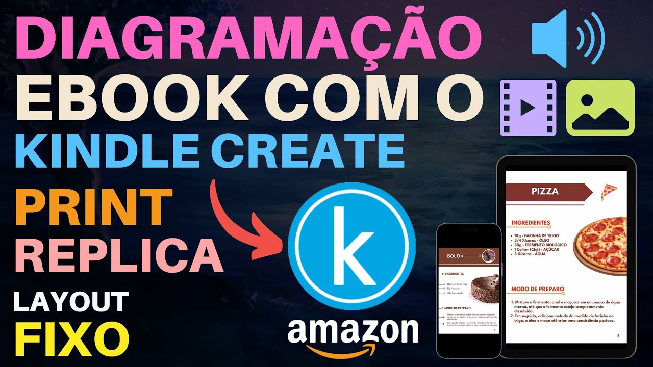 Como DIAGRAMAR um EBOOK com layout FIXO no Kindle Create? | PRINT REPLICA