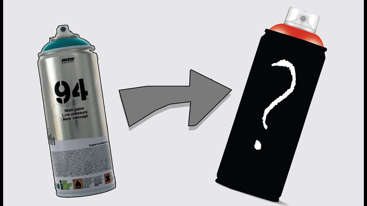 Custom Painted Spray Cans YouTube