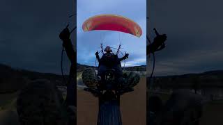 Paramotor Field Fun (fleeing one nasty gust front)