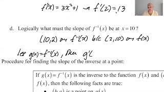Practice Derivative of Inverse Function pg 3
