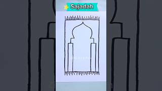 Menggambar Sajadah #drawing #tutorial #viral #youtubeshorts #art #sajadah #shorts #ramadan