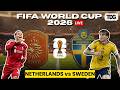 Netherlands vs Sweden LIVE | FIFA World Cup 2026 Group F Clash