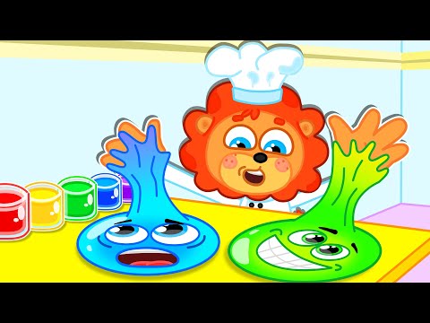 Маша и Леопольд. Слайм прилип - Серии для всей семьи - Lion Family на русском - Мультик для детей