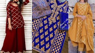 Gota Pati Lace Ideas On Plain Suit |Fashion Addiction| screenshot 2