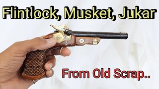 DIY Spanish Jukar | Musket Cap Pistol 🔫💥  | Homemade Flintlock gun