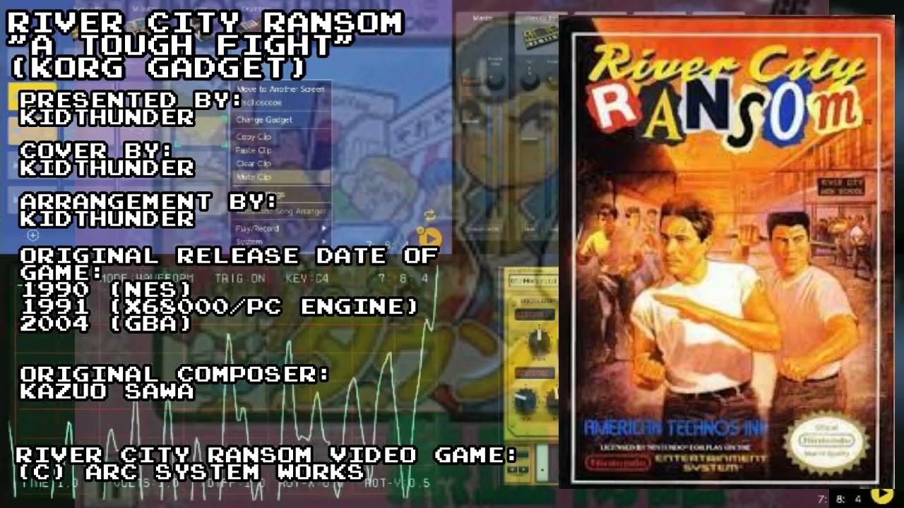 River City Ransom - A Tough Fight (KORG Gadget) - Arrangement by kidThunder