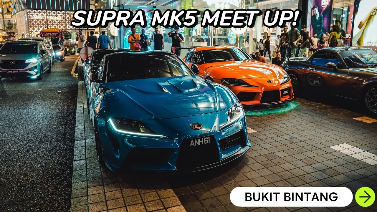 Supra Meetup TOYOTA SUPRA MK5 MEET UP AT KUALA LUMPUR!!! - YouTube
