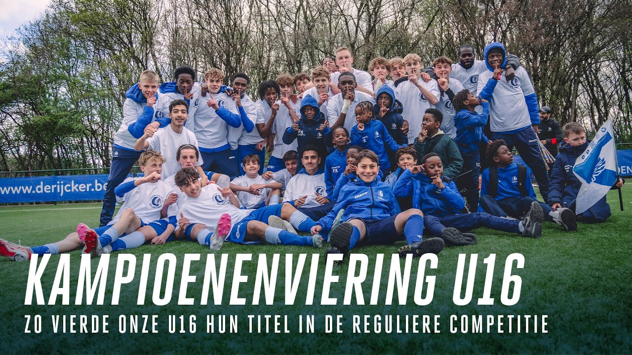 🥳 Vier mee met onze U16 | Kampioenenviering U16