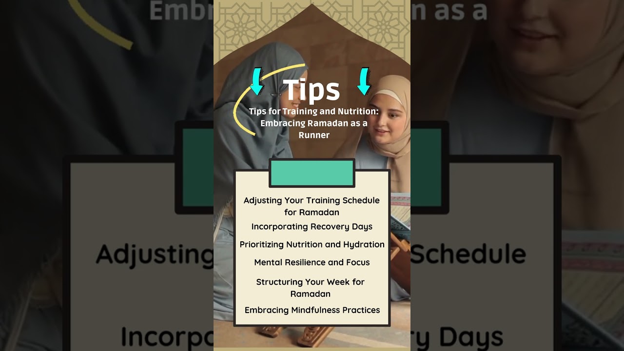 Embracing Ramadan as a Runner: Tips for Training and Nutrition