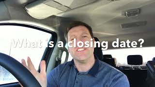 What is a closing date