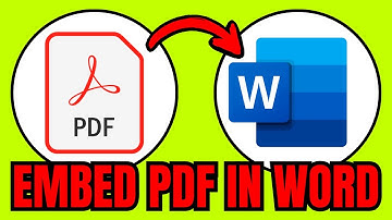 How To Embed PDF In Word (FULL GUIDE) 2025