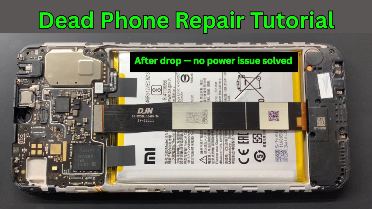 Dead Phone Repair Tutorial / Dead After Drop Fixed