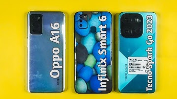 Oppo A16 Vs Tecno Spark Go 2023 Vs Infinix Smart 6 | Speed Test