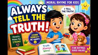 Always Tell the Truth   Moral Rhyme for Kids   Learn Honesty Through Fun Rhymes