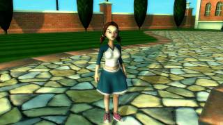 Havok Cloth Schoolyard Demo Heidi - Hd