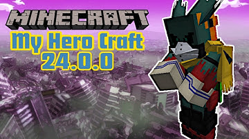 *NIEUW* My Hero Craft Mod: Kostuumupdate! - Minecraft 1.20.1 (Mod Showcase) Versie 24.0.0