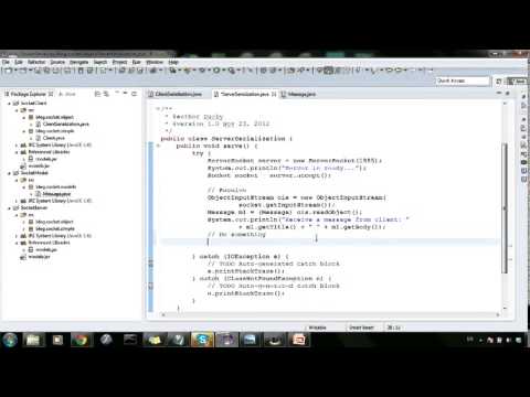 Network programming 4 Socket and Serializable 2   YouTube