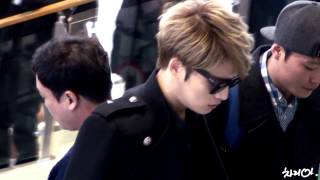 [Fancam] 141115 Jaejoong @ Gimpo Airport [chalanceii]