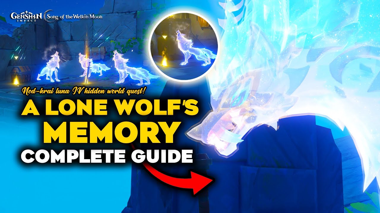 Воспоминания одинокого волка | Задание и достижение в скрытом мире Нод-край | Genshin Impact Луна IV