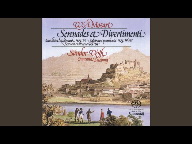 Mozart - Sérénade n°13 "Petite musique de nuit": 4ème mvt : Camerata Salzburg / S.Vegh