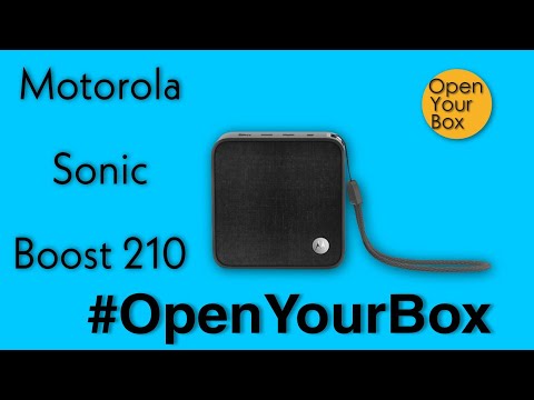 Motorola Sonic Boost 210 Unboxing | OpenYourBox