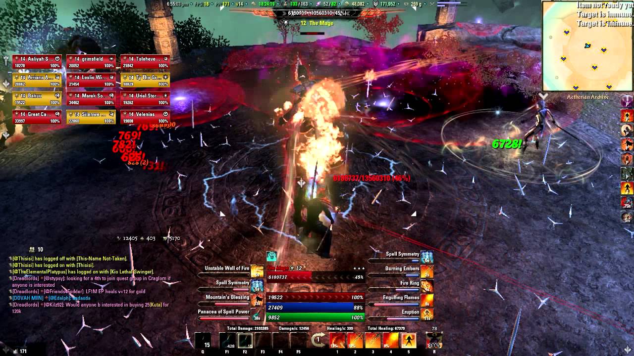 Aetherian Archive Hard Mode with Fear is Failure Guild