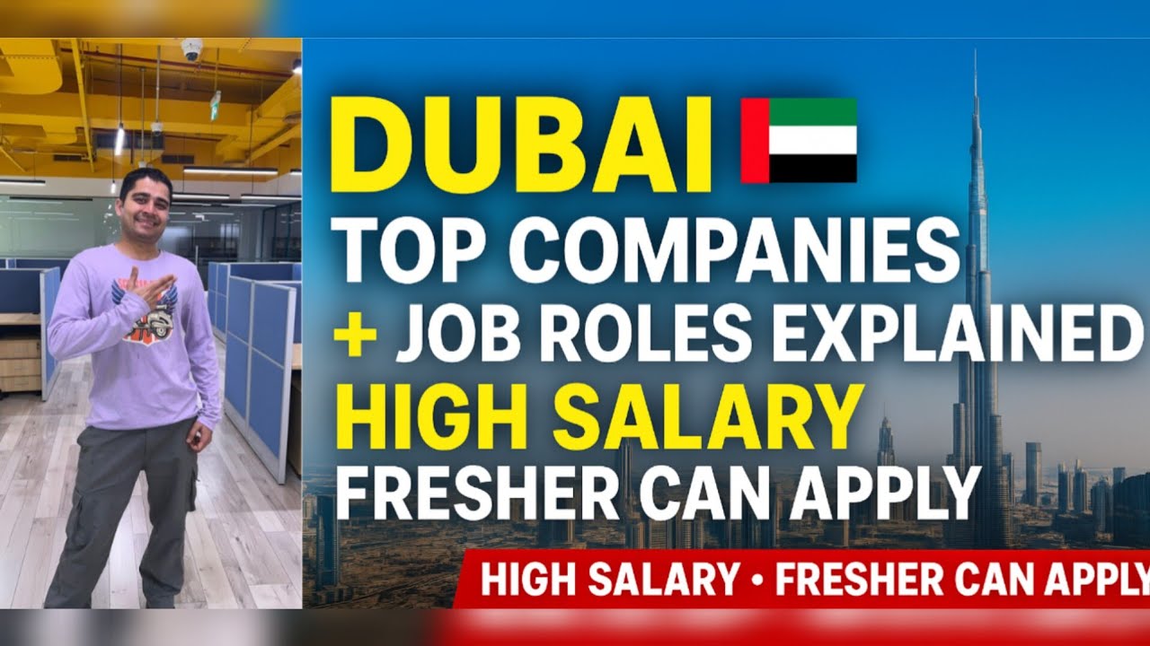 “Dubai Hiring Boom! 🇦🇪 Top Companies Hiring + High Salary Jobs Revealed Fresher Can Apply"