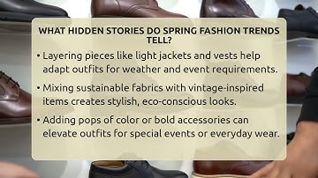 What Hidden Stories Do Spring Fashion Trends Tell? - The Sharp Dressed Gent