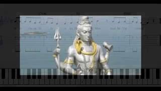 Video thumbnail of "Chandrashekhara Ashtakam Sheet Music with Guitar Tabs"