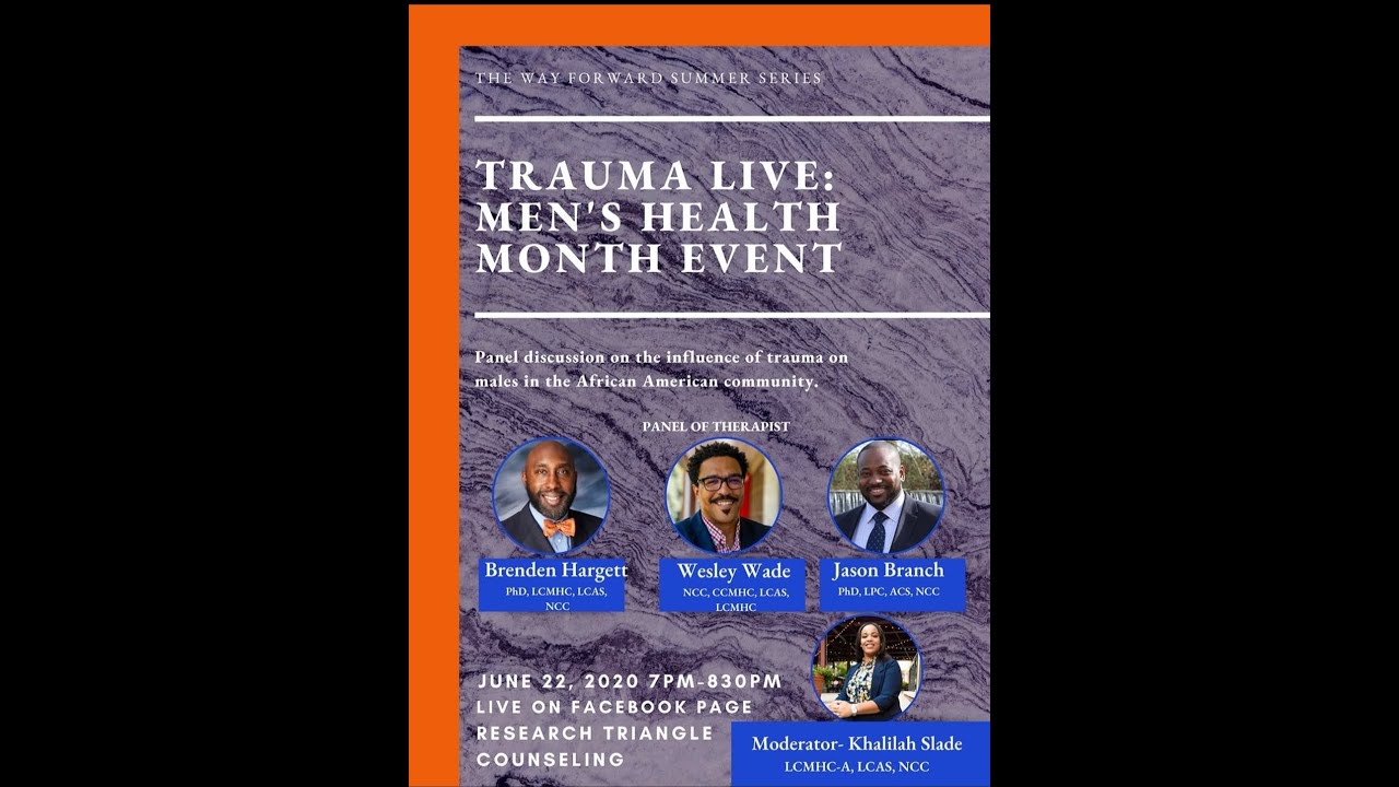 The Way Forward Trauma: Men's Health Month Event