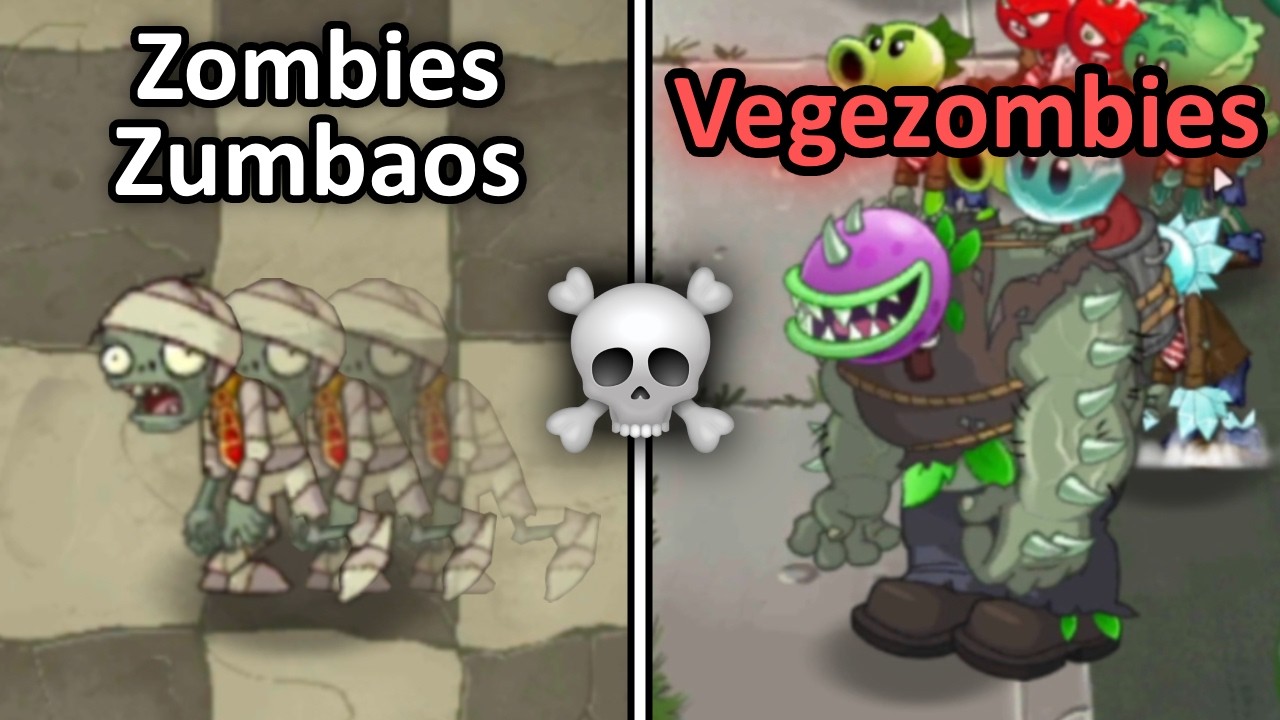 Jugué los minijuegos ORIGINALES PERO en PVZ 2