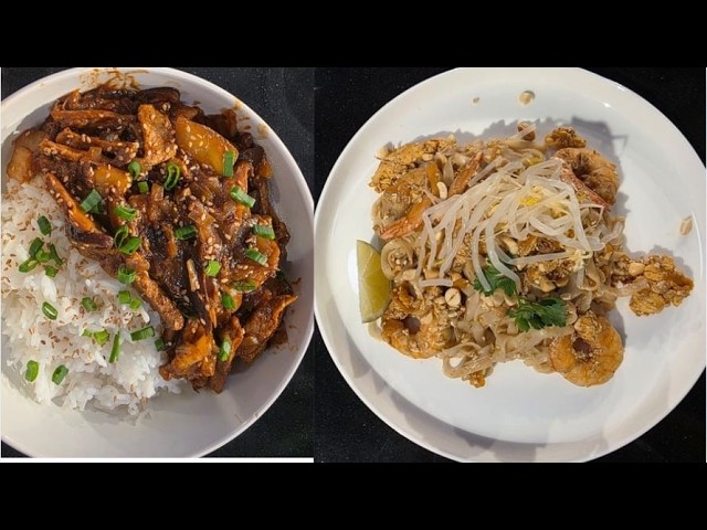 Stir-fry koreano me mish viçi dhe Pad Thai me karkaleca/ Receta aziatike me produkte Neranxi
