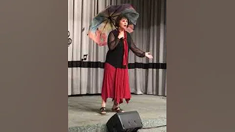 Christine Douglass performs ON THE STREET WHERE YO...