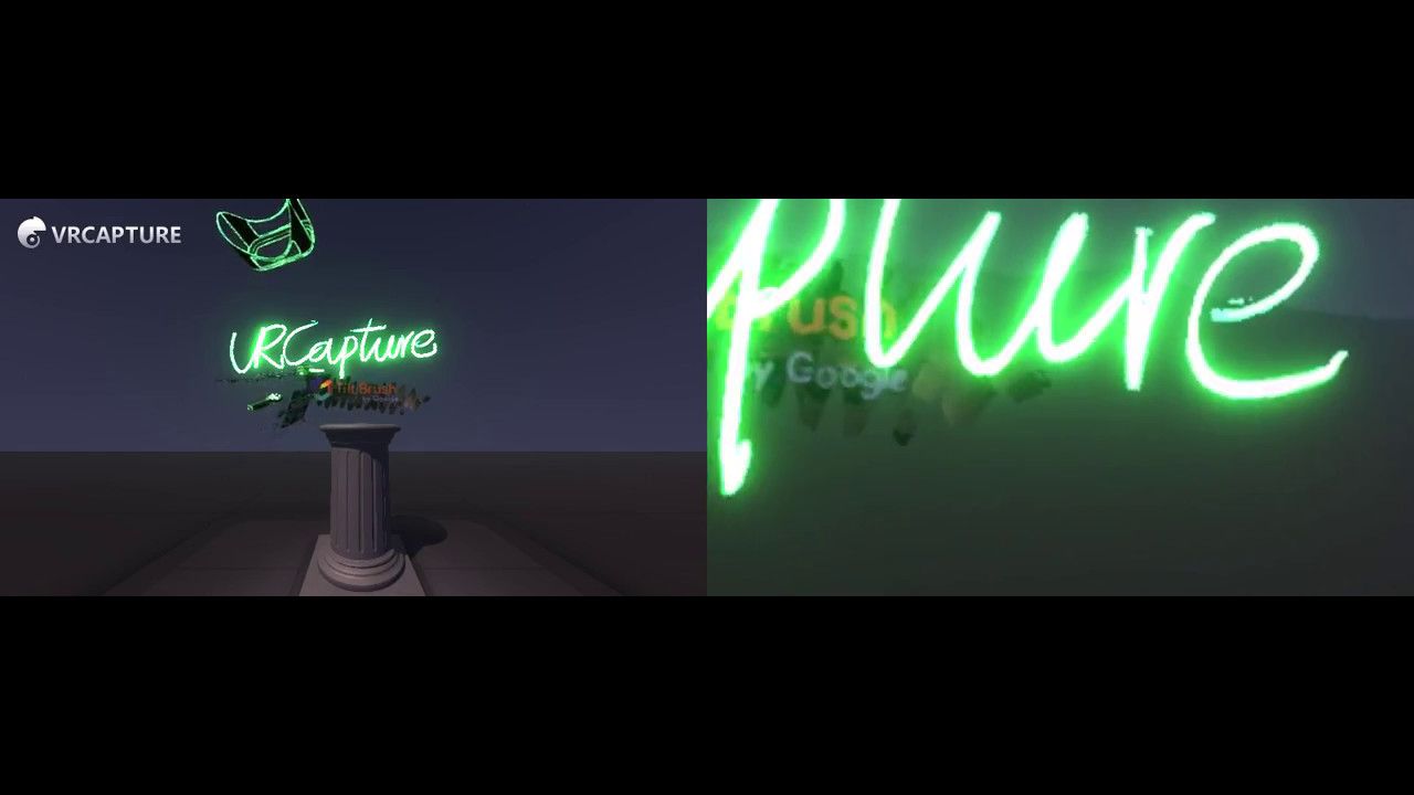 3rd & 1st person view - tiltbrush by vrcapture