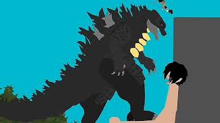 [DC2\/Attack on Titan] Eren vs Godzilla. Battle part 2\/2