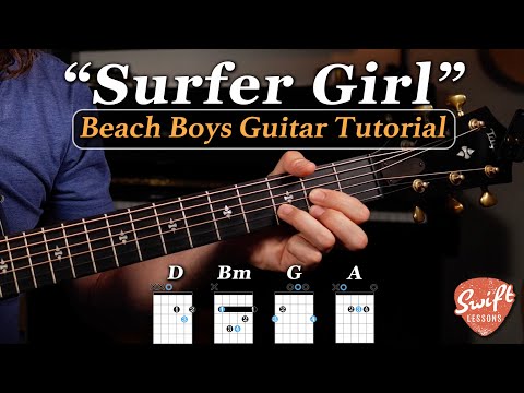 The Beach Boys "surfer Girl" Guitar Lesson - A Brian Wilson Masterpiece!