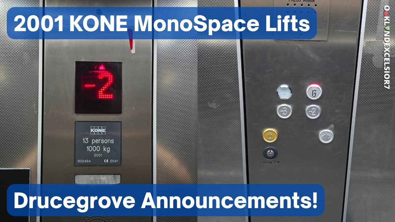Characterful 2001 KONE MonoSpace Lifts at Broadway Plaza Birmingham