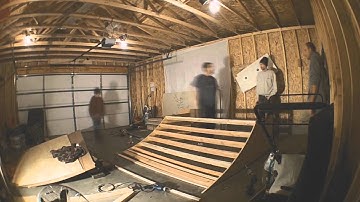 Ramp Building in 3 Minutes Time Lapse HD Video