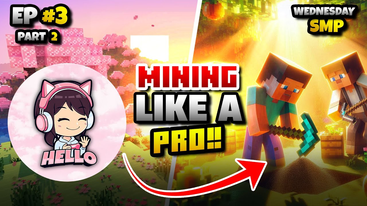 Mining Like a PRO! ⛏️ Epic Cave Adventures! – Wednesday SMP Ep 3 Part 2 #minecraft