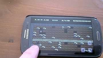 Our Boulder Dash clone on Android