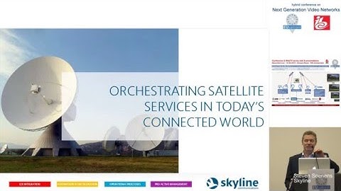 EUsatcom@IBC2015: Orchestrating Satellite Services,  Steven Soenens, Skyline