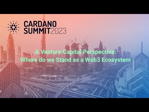 Cardano Foundation: A Venture Capital Perspective: Where do we Stand as a Web3 Ecosystem