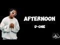 D One Afternoon Lyrics Video