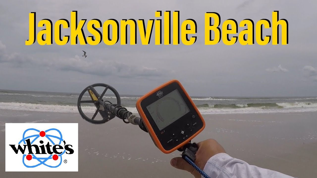 Jax Beach Metal Detecting! MX7 Live Digs. White’s Electronics Hexscoop