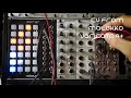 Eurorack tiptop audio  cymbl909 sound demo no talking