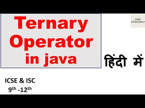 Ternary Operator in Java