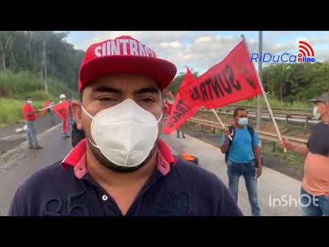 Suntracs se movilizó este martes a nivel nacional